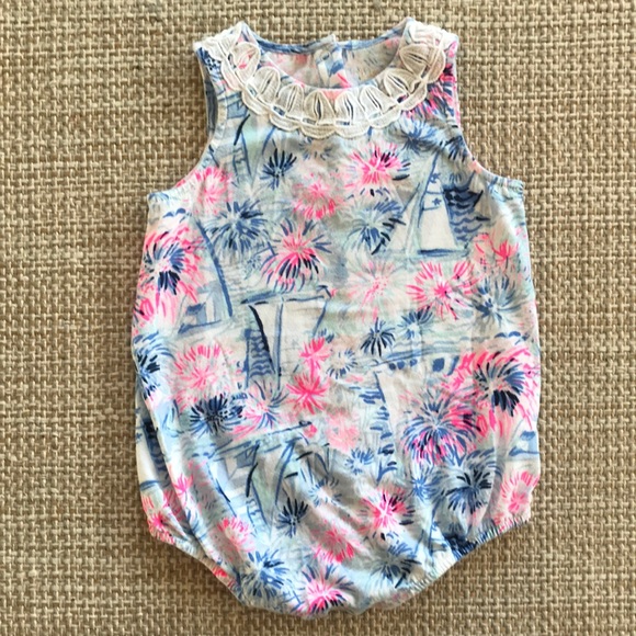 Lilly Pulitzer Bubble Romper (size 12-18m)